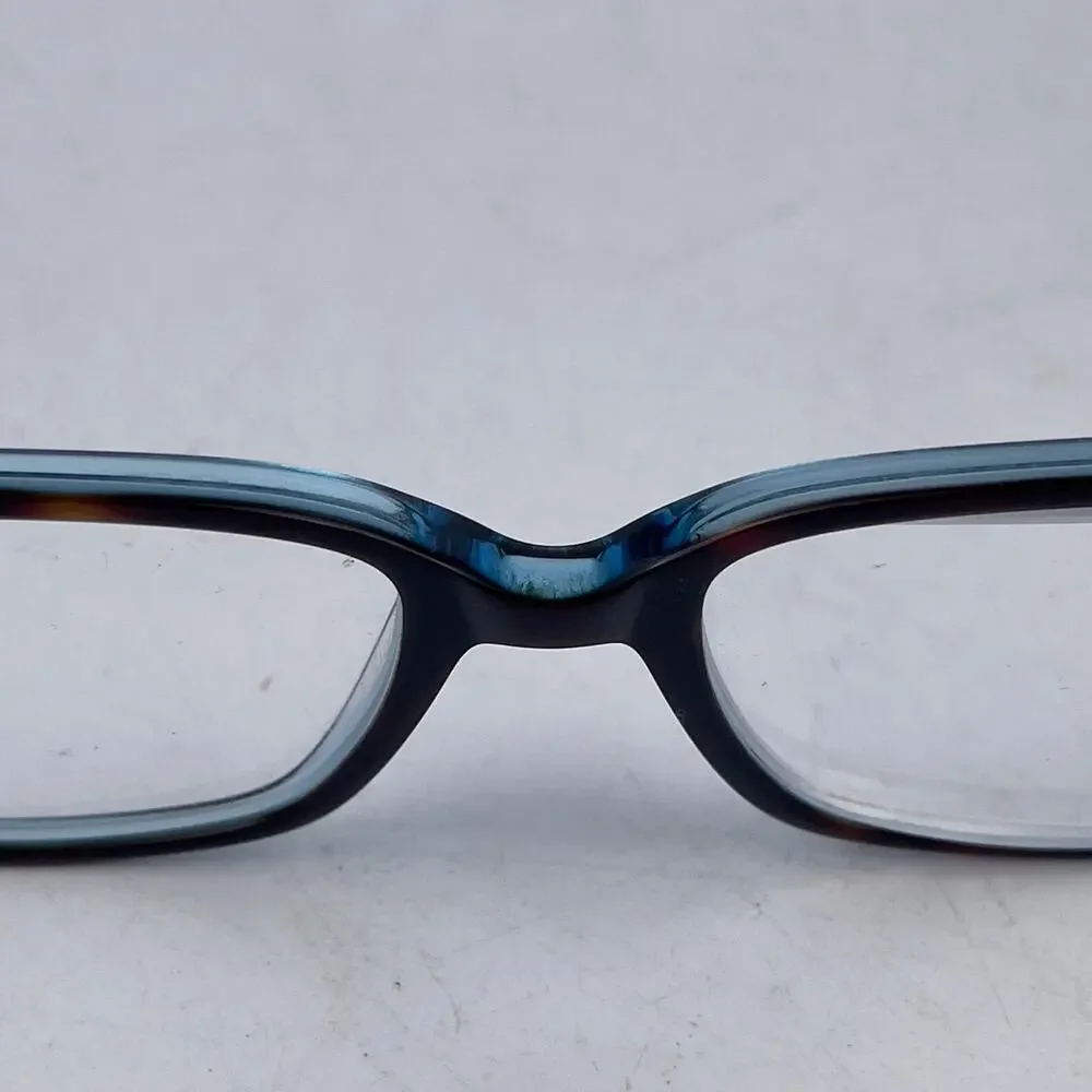 Tura R577 TOR Women's Eyeglasses Frame Black Blue‎ Plastic Full Rim 50-15-135mm